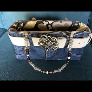 Original booty bag denim purse handbag